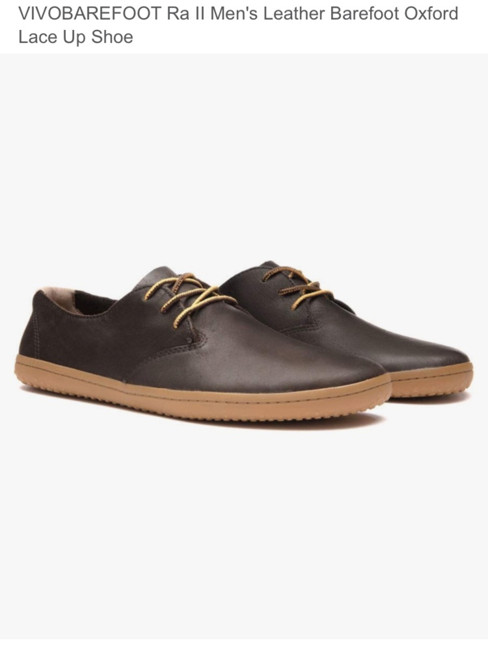Vivo Barefoot Brown and Blue Leather Minimalist Ra II
